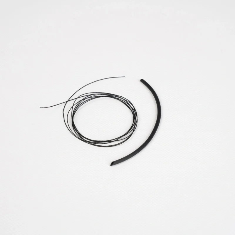 CLoseup Shot of Fire Leviwand Technora String in a coil