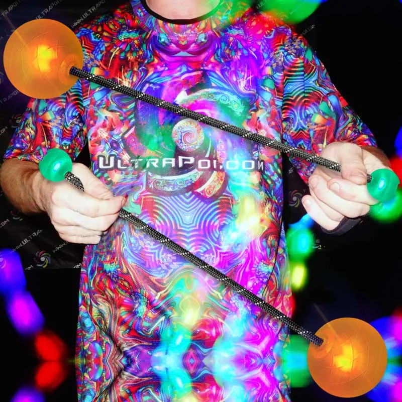 orbpoi pro closeup action shot at night