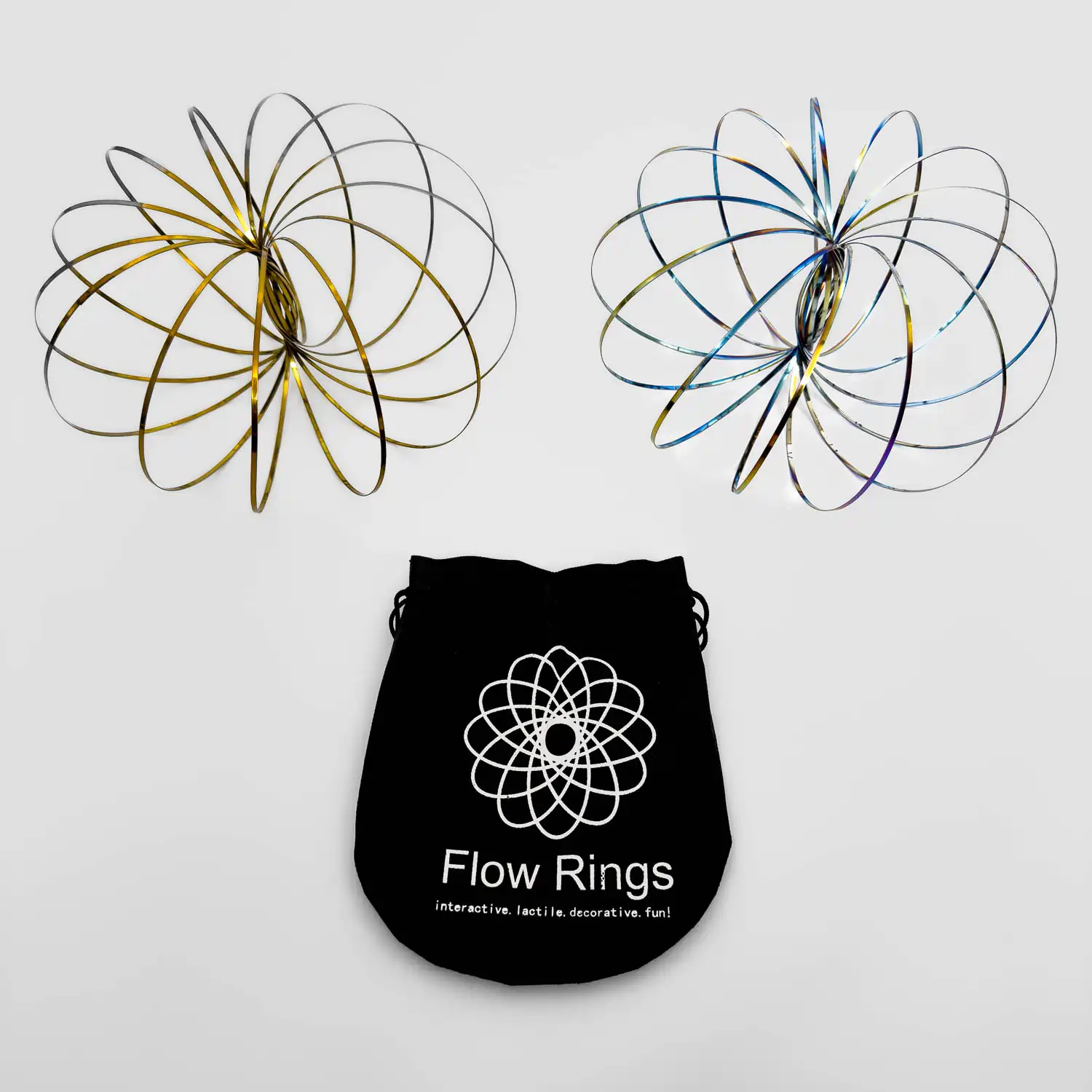 thumbnail image 2 of Flow Bracelet Toy - Spiral Metal Arm Ring | Multi-Sensory Spring 2 of 11