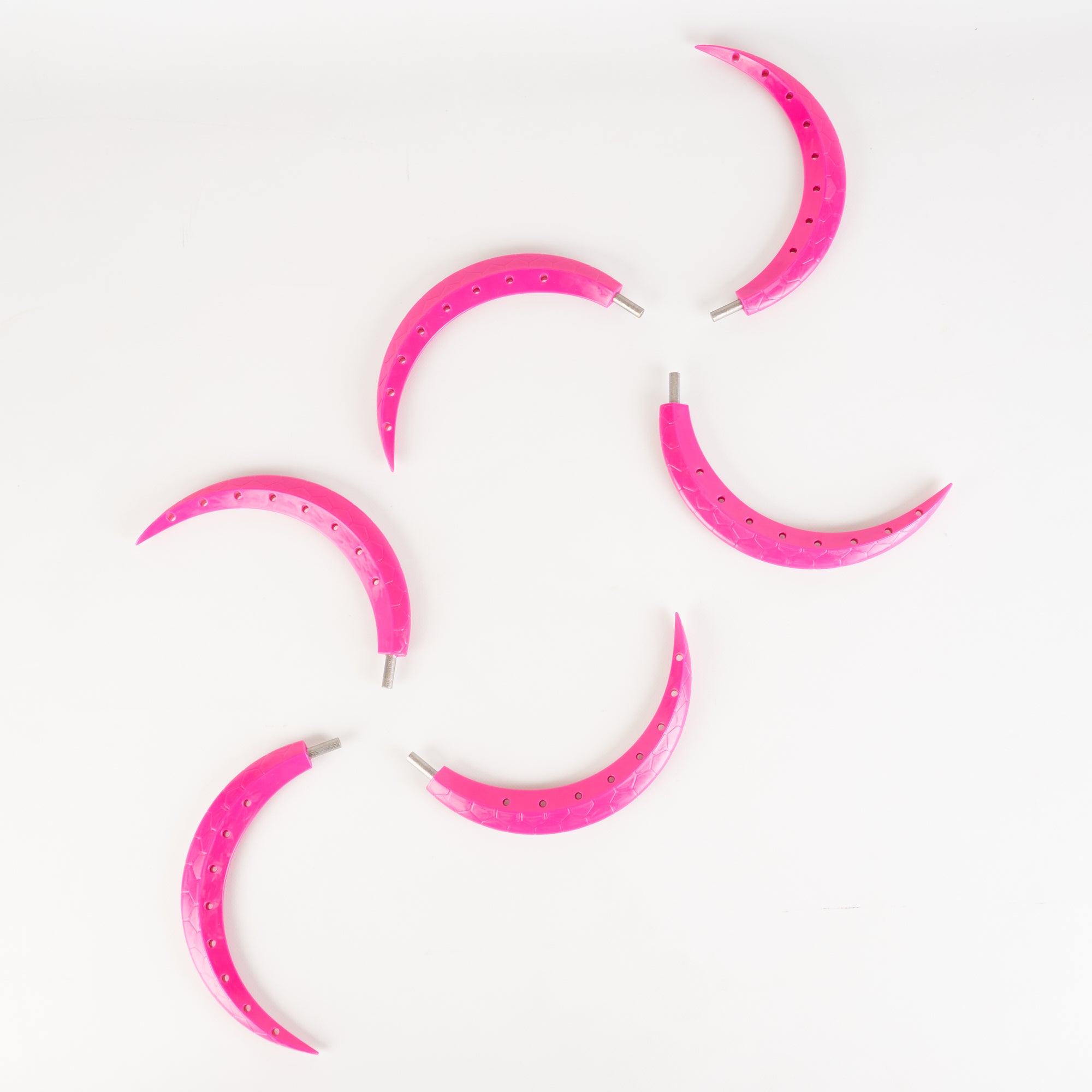 6 piece pink dragon staff spoke layflat image