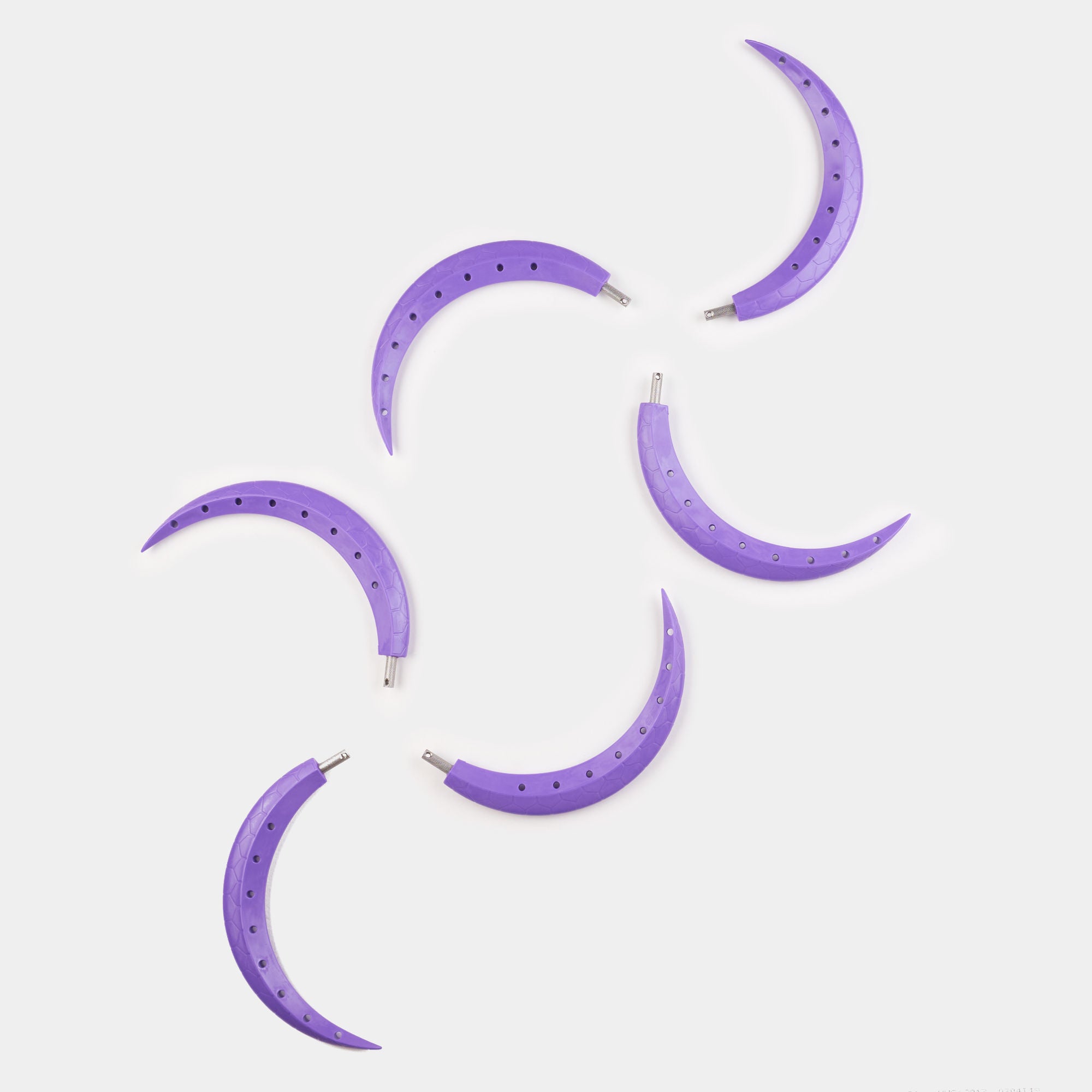 6 piece purple dragon staff spoke layflat image
