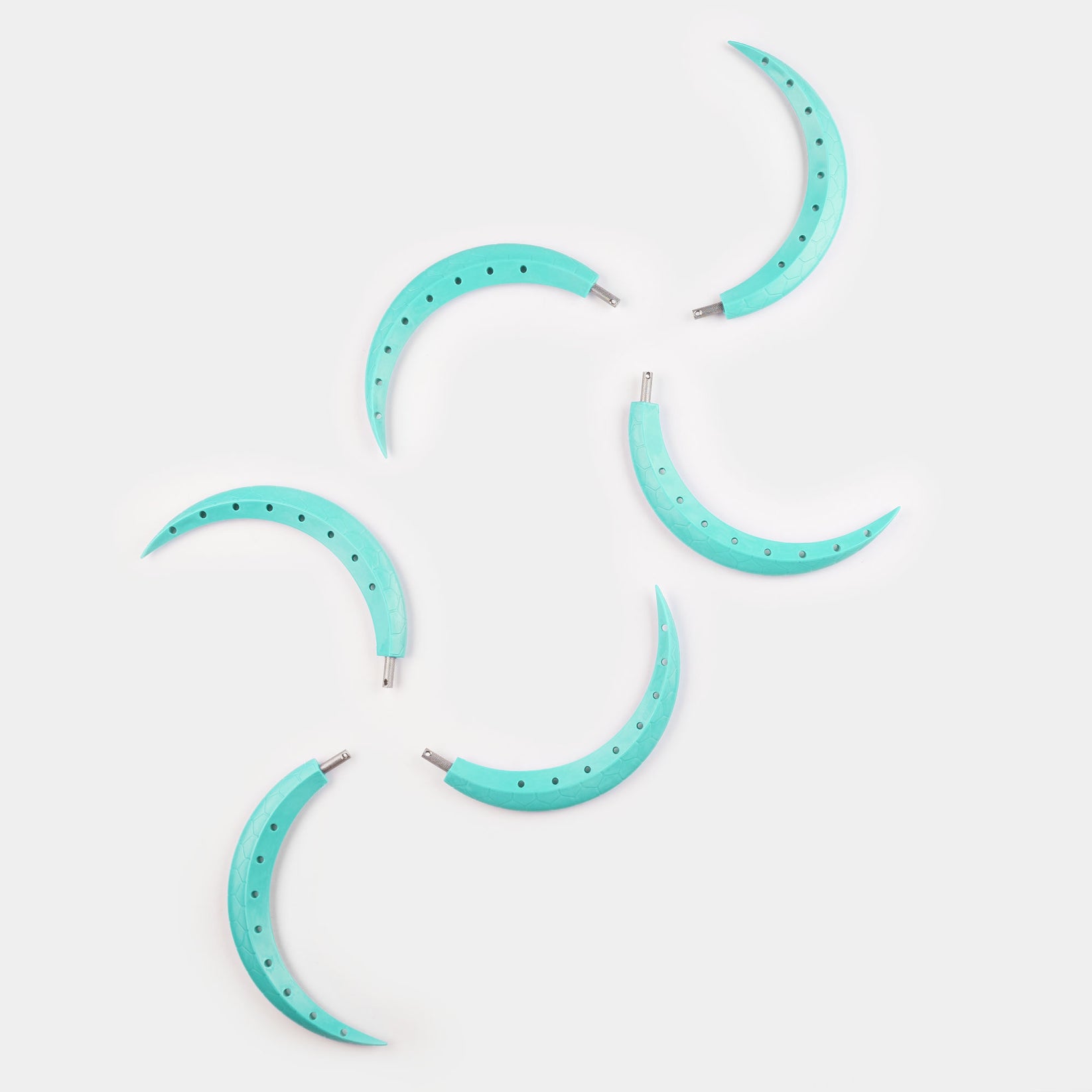 6 piece turquoise dragon staff spoke layflat image