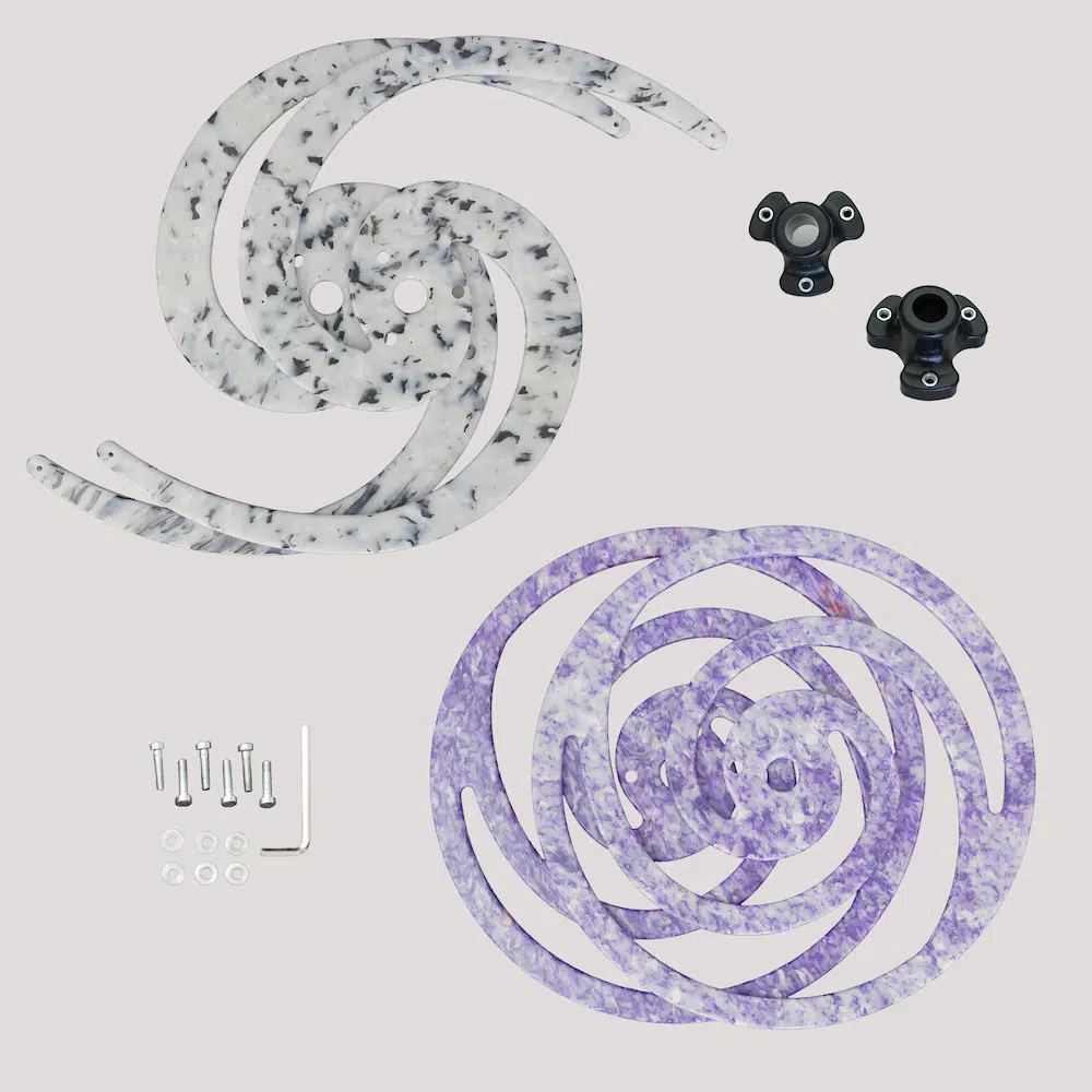 package contents for flowbonacci dragon hub kit