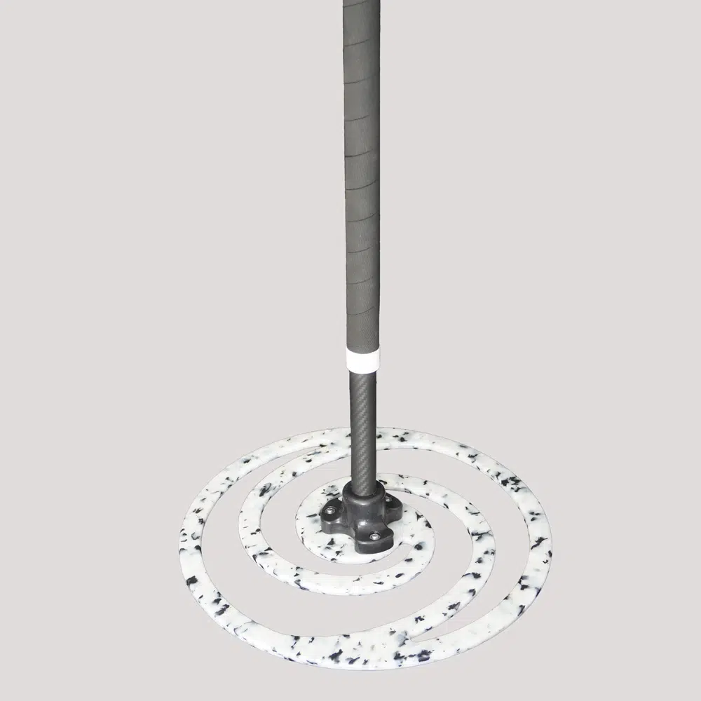 assembled flowbonacci vortex black marble dragon staff kit