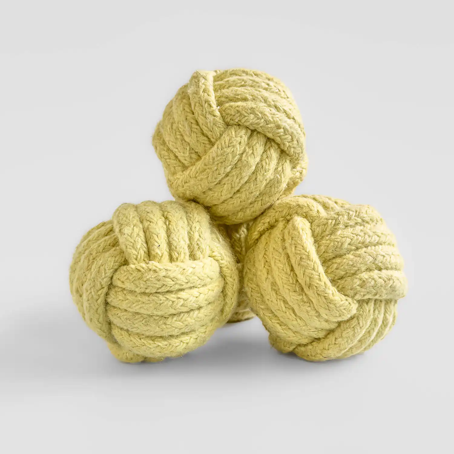 fire juggling balls made of knotted kevlar wick
