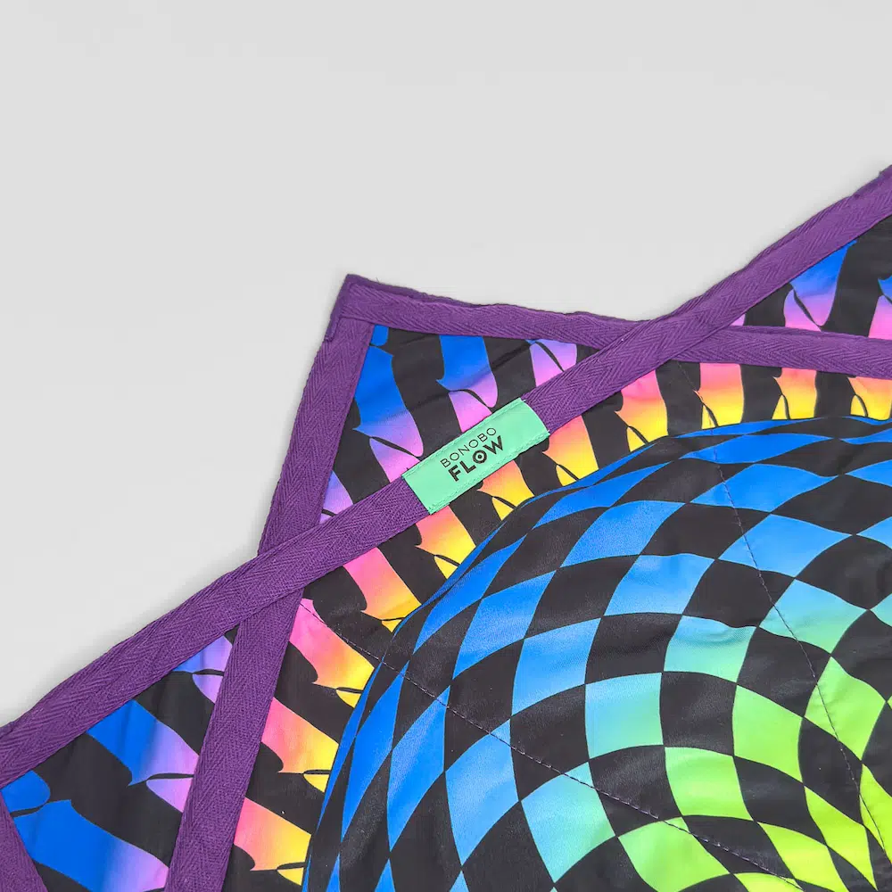 closeup shot of flow star with bonobo flow logo