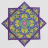 royal palace flow star full shot with purple and yellow mandala design