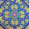 royal palace flow star closeup shot with mandala design