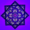 royal palace flow star full shot under uv with mandala design