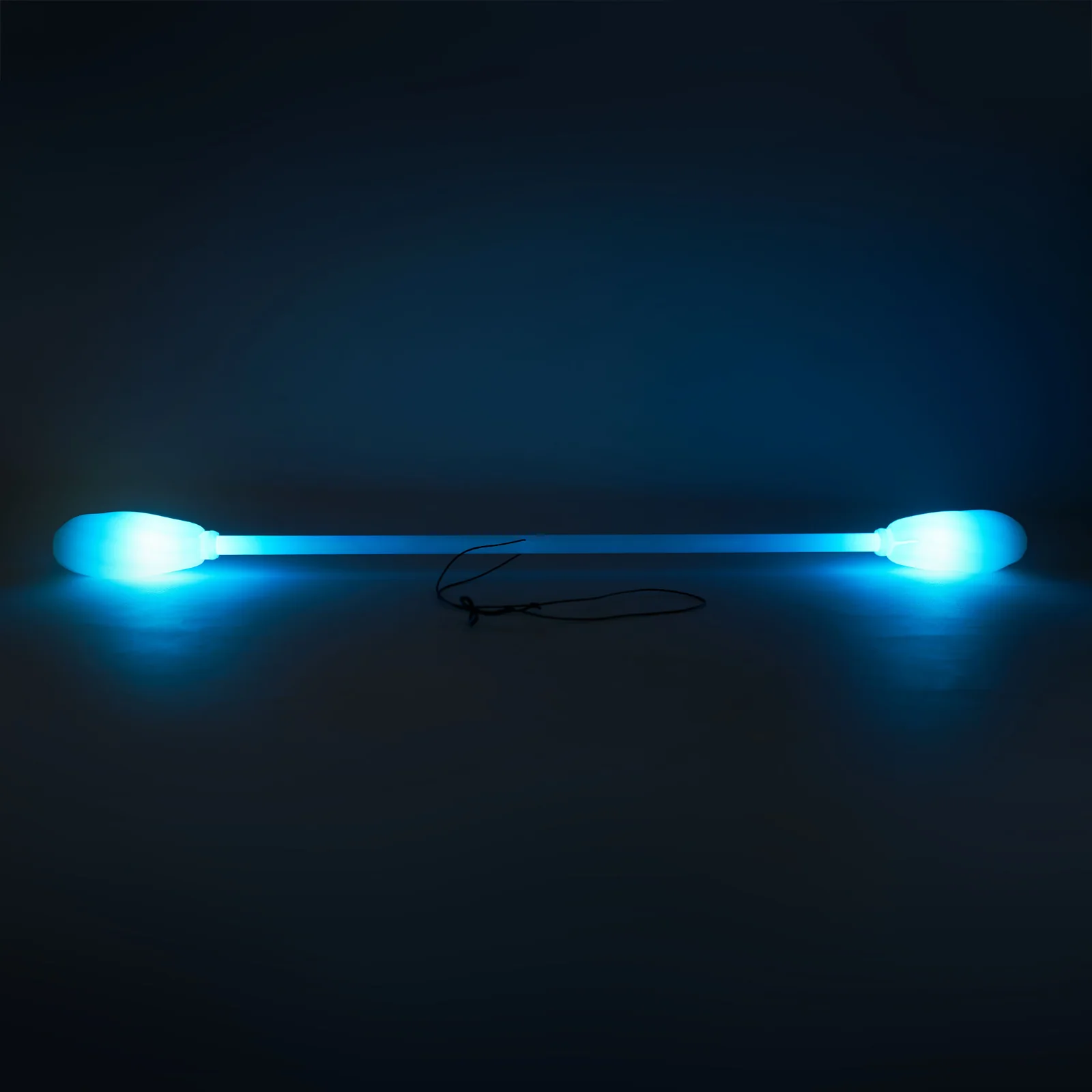 leviwand on the floor while lit up