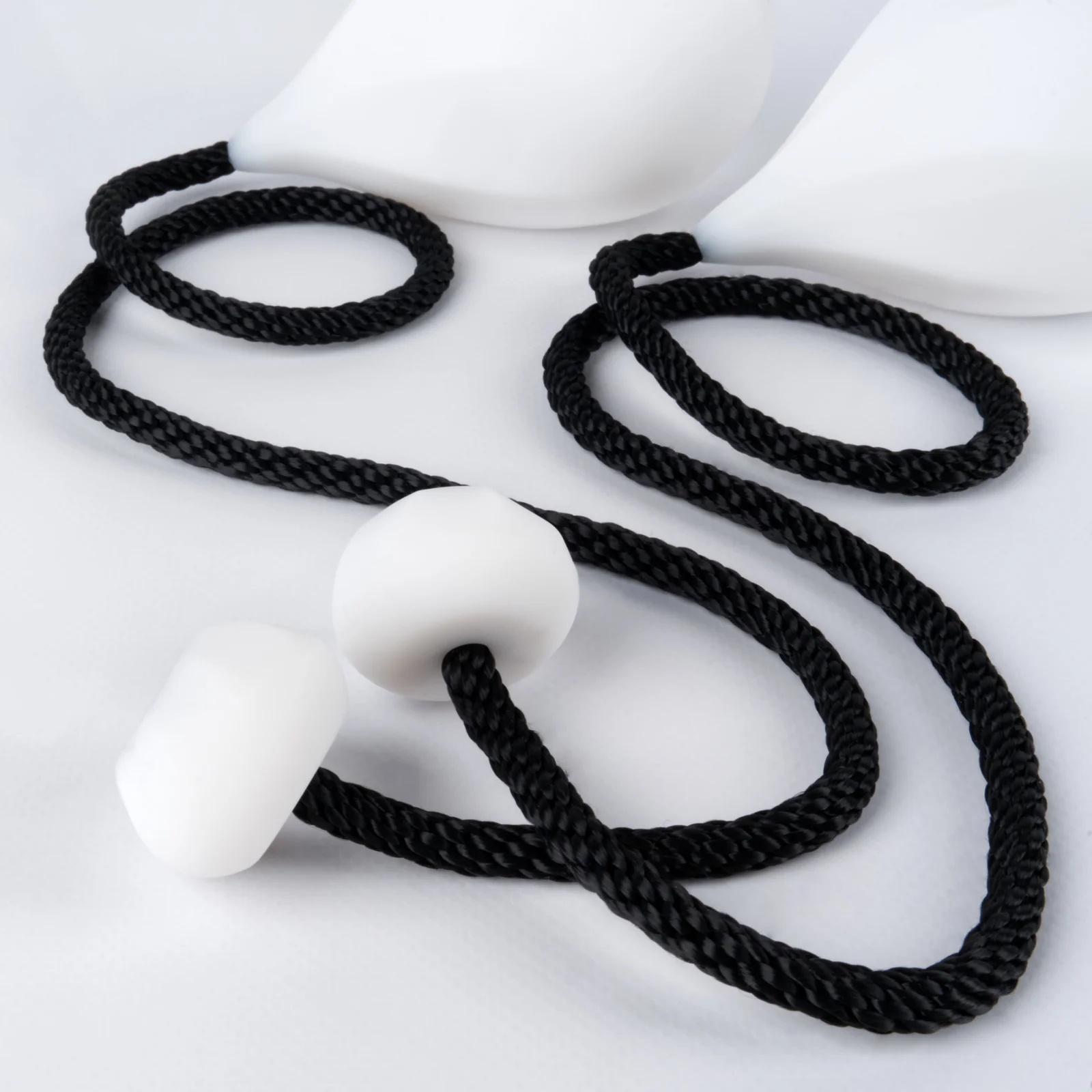 closeup of lumi led poi geometric knobs