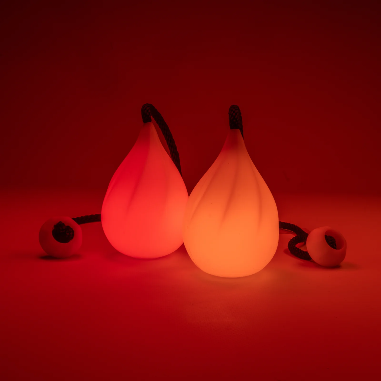 lumi poi turned on to red color