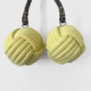 monkey fist fire poi large heads closeup shot