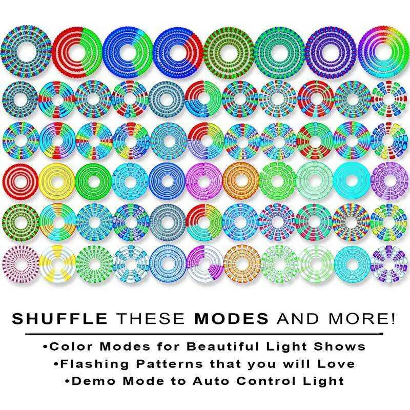 ultrahoop shuffle showing all the modes that the hoop shuffles between
