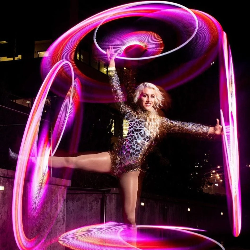 grace good using 4 ultrahoops at once