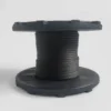 spool of technora 1/4" black rope for fire dance