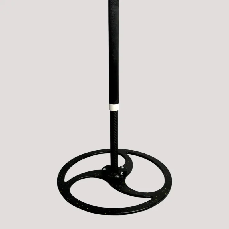 full length dragon staff with black flowbonacci heads