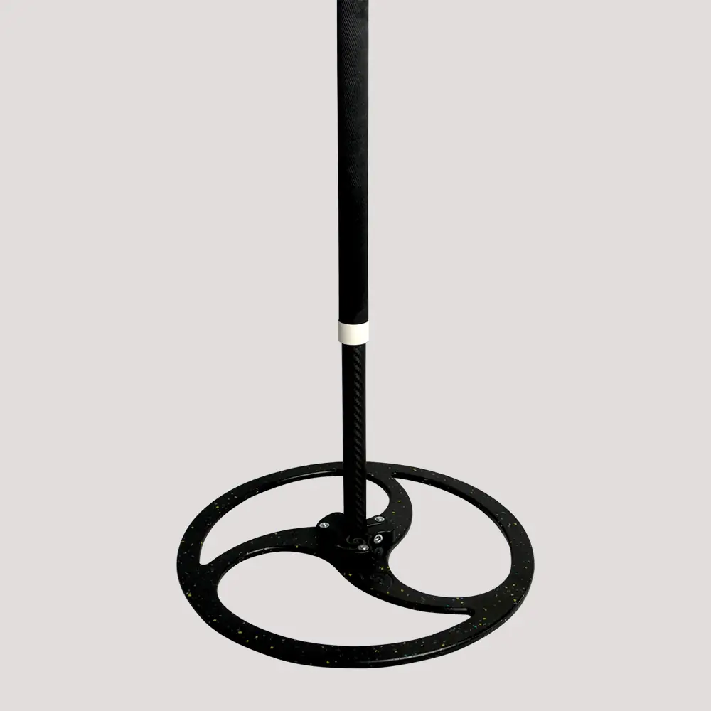 full length dragon staff with black flowbonacci heads