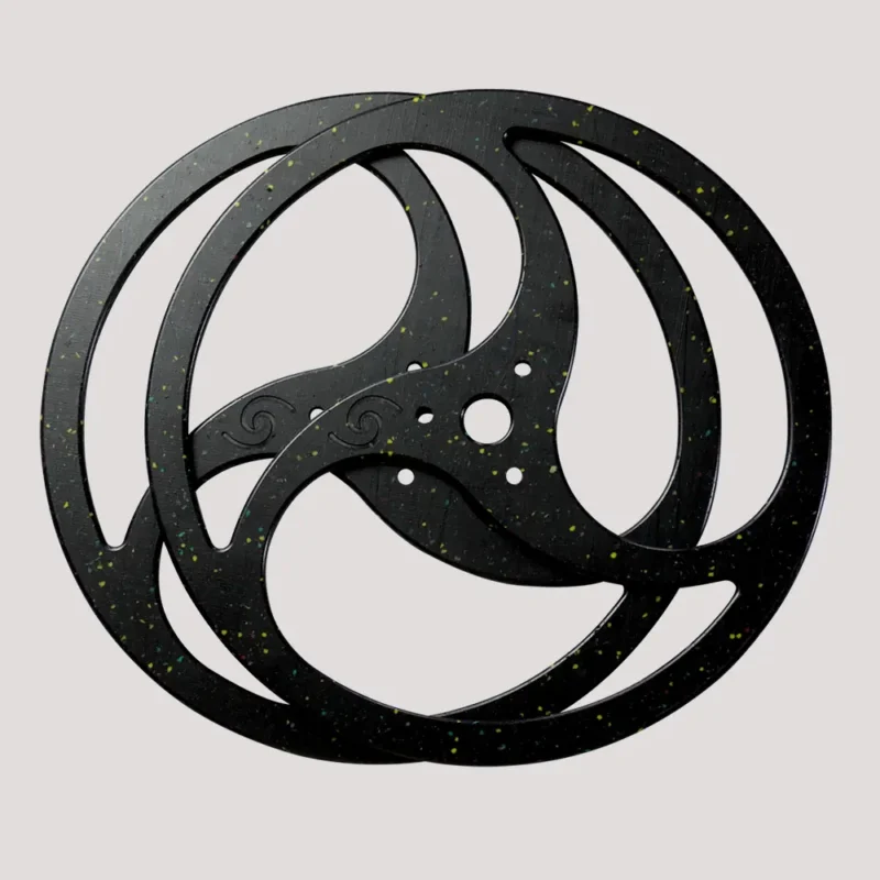 dragon staff heads made of recycled plastic