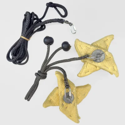 Shuriken Fire Poi and Rope Dart Combo Kit